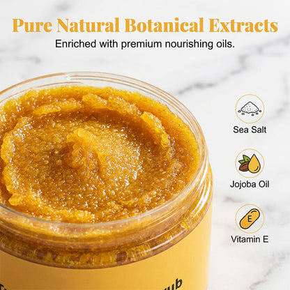 🏆 Last Day Special Price £8.99 ! 🔥BUY 2 GET 1 FREE🔥Turmeric Exfoliating Body Scrub