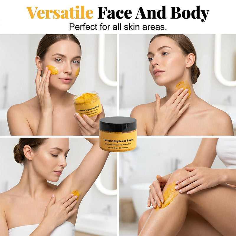 🏆 Last Day Special Price £8.99 ! 🔥BUY 2 GET 1 FREE🔥Turmeric Exfoliating Body Scrub