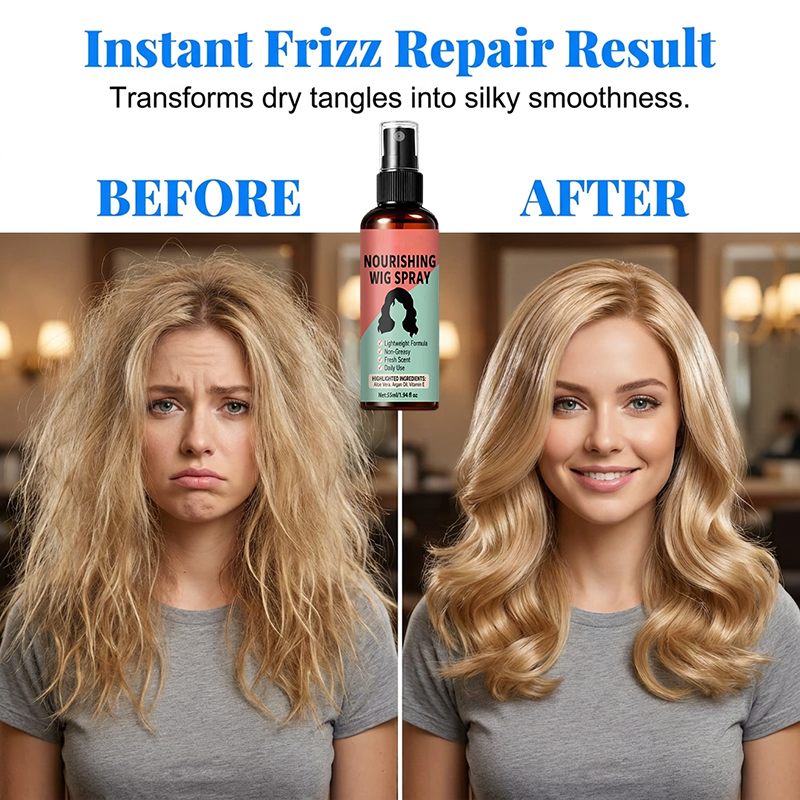 🔥Limited Time Promotion 50% OFF🔥Lightweight No-Rinse Nourishing Wig Spray