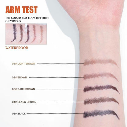Waterproof Four-Fork Liquid Eyebrow Pencil