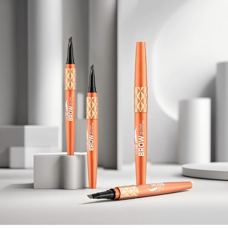 Waterproof Four-Fork Liquid Eyebrow Pencil