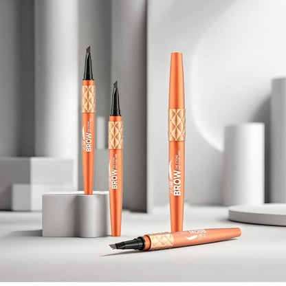 Waterproof Four-Fork Liquid Eyebrow Pencil