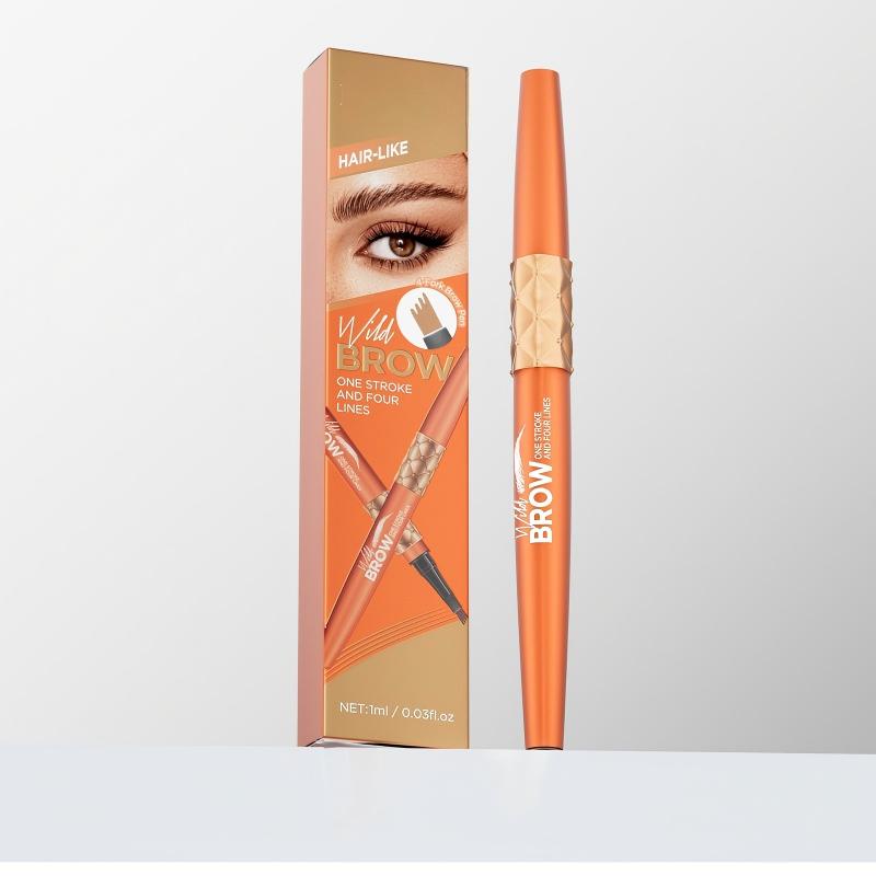 Waterproof Four-Fork Liquid Eyebrow Pencil