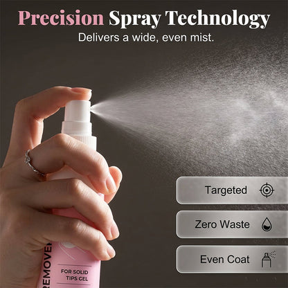 Solid Glue Gel Remover Spray for Press-on Nails
