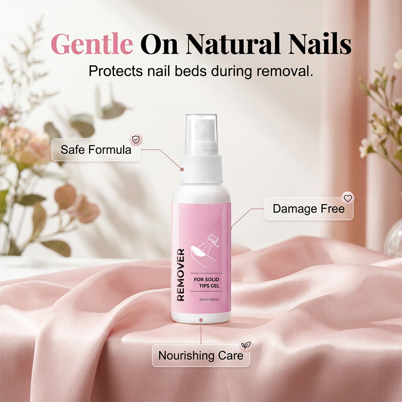 Solid Glue Gel Remover Spray for Press-on Nails