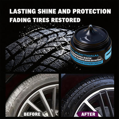 🚗 BUY 4 GET 6 FREE! 🔥Multi-Functional Plastic & Tire Restorer Cream