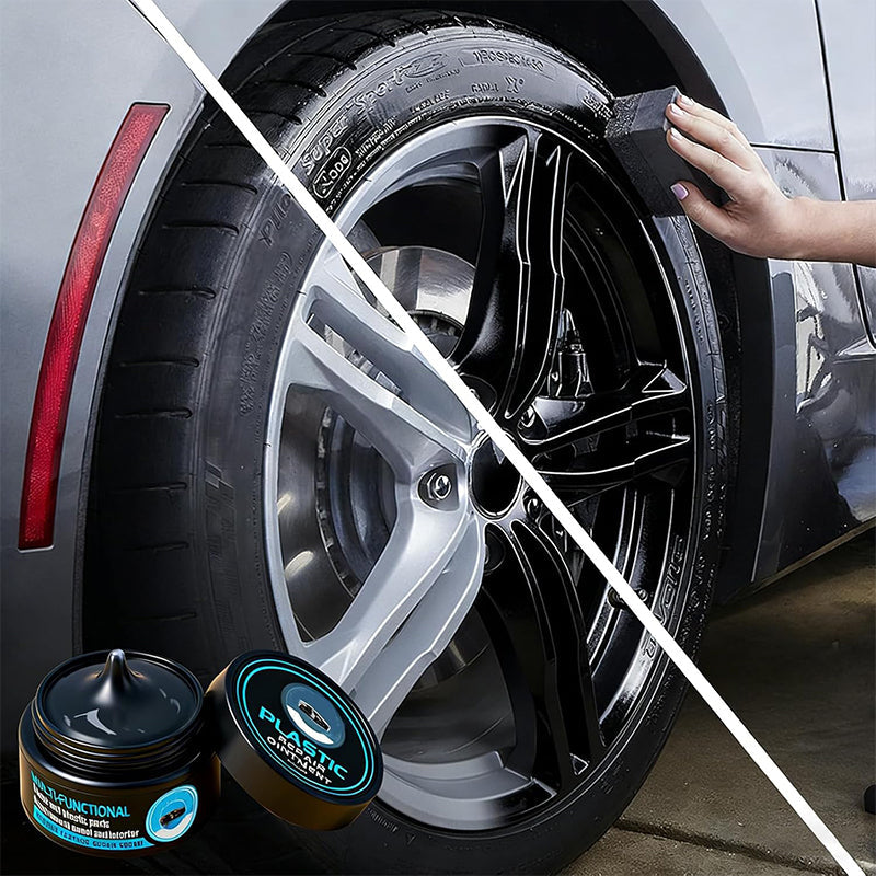 🚗 BUY 4 GET 6 FREE! 🔥Multi-Functional Plastic & Tire Restorer Cream