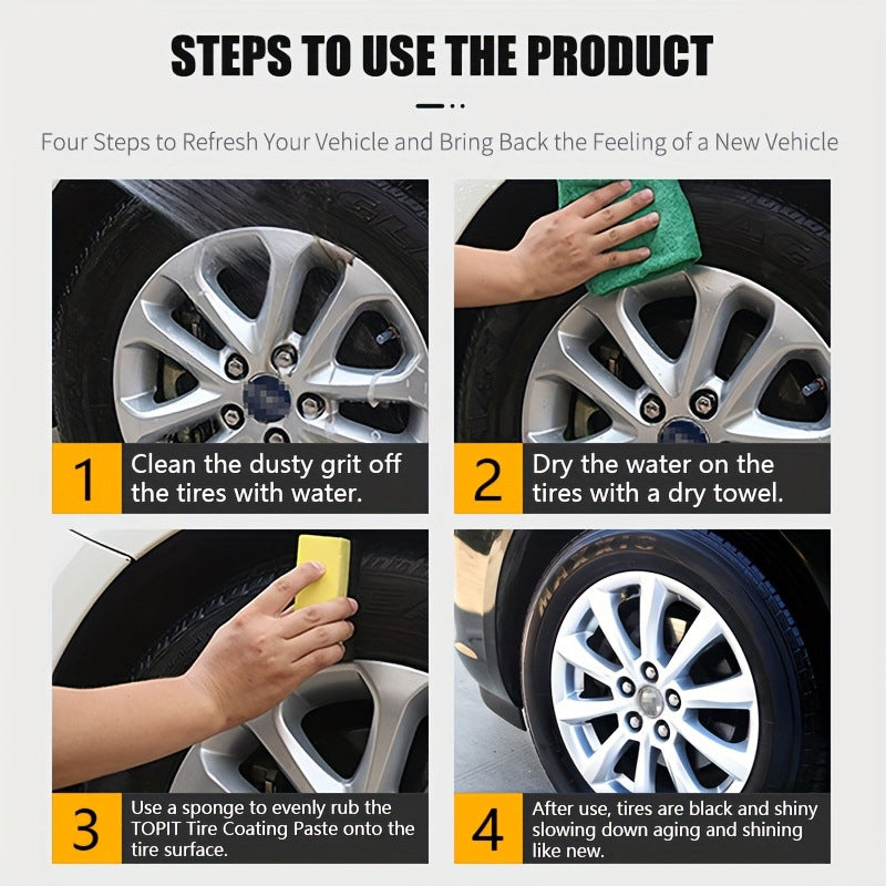 🚗 BUY 4 GET 6 FREE! 🔥Multi-Functional Plastic & Tire Restorer Cream