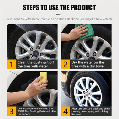 🚗 BUY 4 GET 6 FREE! 🔥Multi-Functional Plastic & Tire Restorer Cream