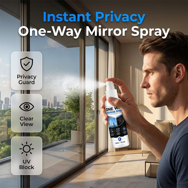 🔥Limited Time Promotion 50% OFF🔥One-Way Mirror Effect Glass Coating Spray