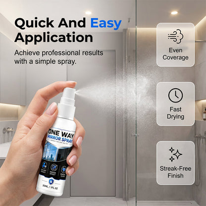🔥Limited Time Promotion 50% OFF🔥One-Way Mirror Effect Glass Coating Spray