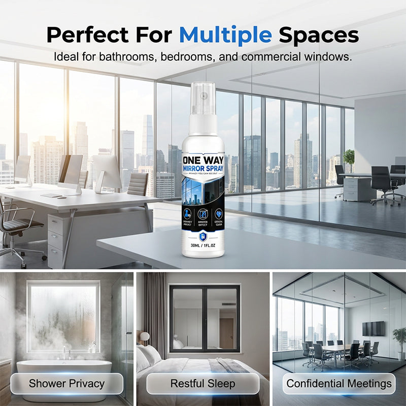 🔥Limited Time Promotion 50% OFF🔥One-Way Mirror Effect Glass Coating Spray