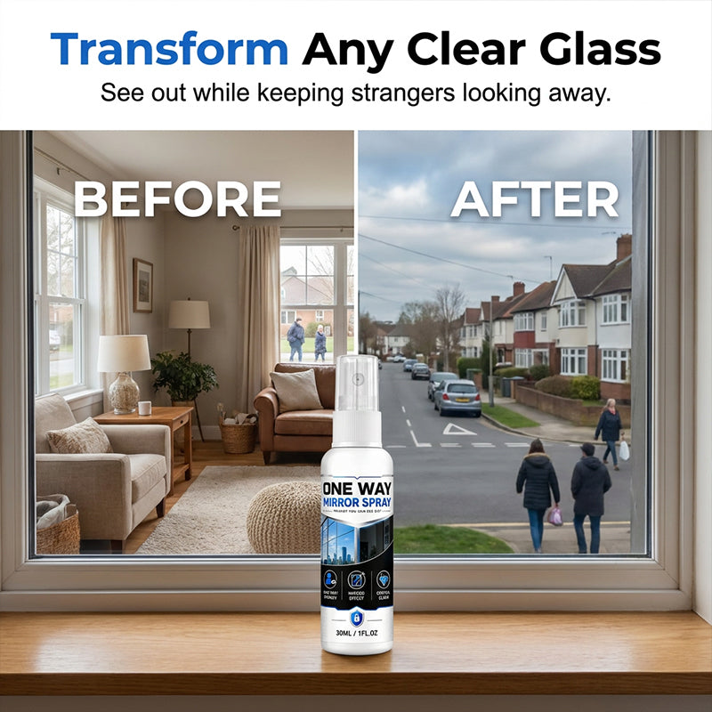 🔥Limited Time Promotion 50% OFF🔥One-Way Mirror Effect Glass Coating Spray