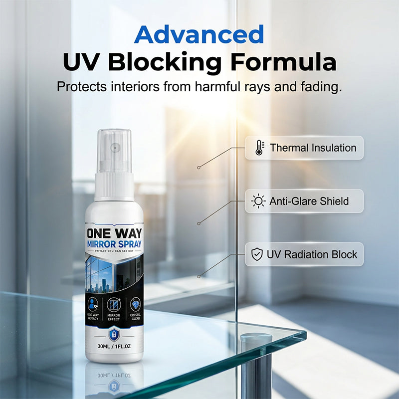 🔥Limited Time Promotion 50% OFF🔥One-Way Mirror Effect Glass Coating Spray
