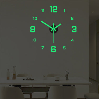 🥳2026 HOT SALE🥳💞50K+ SOLD!🏡🌙 50% OFF! DIY Acrylic Wall Clock Set – 3D depth, no ticking. Luminous option, damage‑free mount. Perfect for peaceful nights! 🛌✨