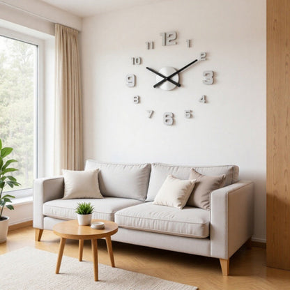 🥳2026 HOT SALE🥳💞50K+ SOLD!🏡🌙 50% OFF! DIY Acrylic Wall Clock Set – 3D depth, no ticking. Luminous option, damage‑free mount. Perfect for peaceful nights! 🛌✨