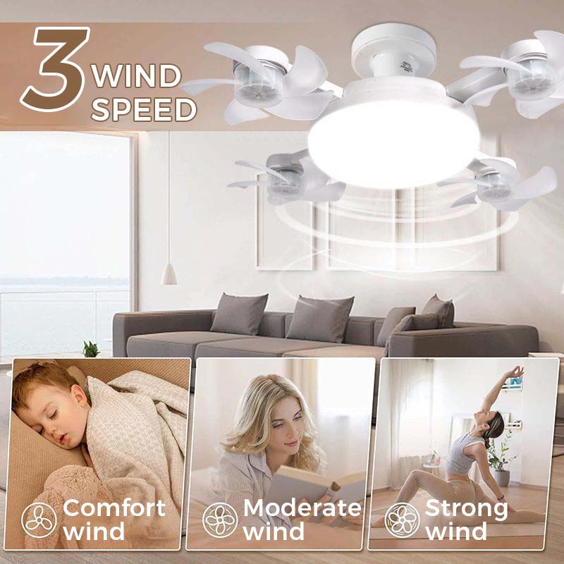 🔥Last day of the limited-time 50% off sale!🔥Remote-Controlled LED Ceiling Fan Light