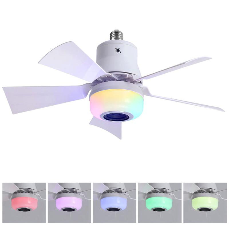 🔥💡 LAST DAY – 50% OFF! BreezGlow™ Smart Ceiling Fan Light – Bluetooth Speaker, 16M RGB Colors, E27 fit – breeze & beats in one. 🎵🌀✨