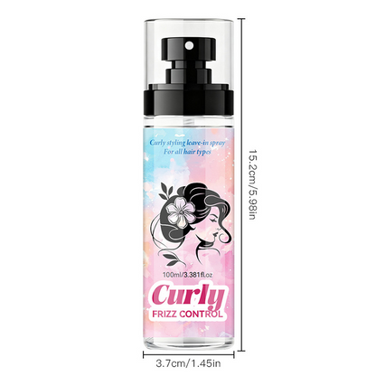 Moisturizing Anti-Frizz Hair Spray for Curly Hair