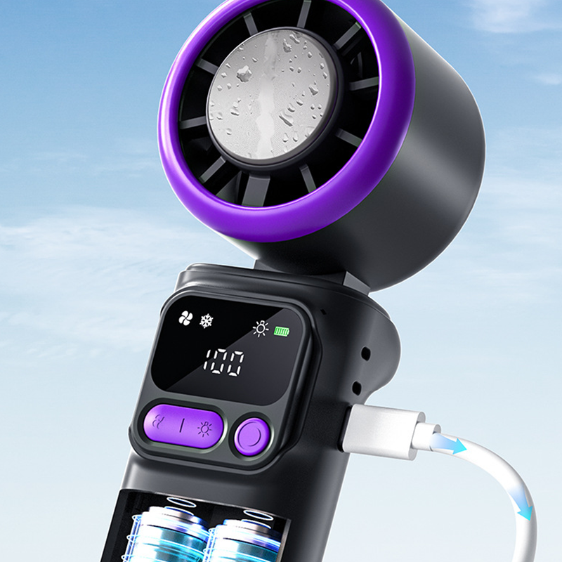 🔥Limited Time Promotion 50% OFF🔥Portable Cooling Fan with Ice Compress Plate