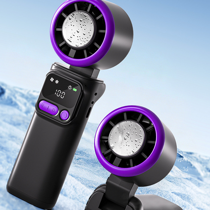 🔥Limited Time Promotion 50% OFF🔥Portable Cooling Fan with Ice Compress Plate