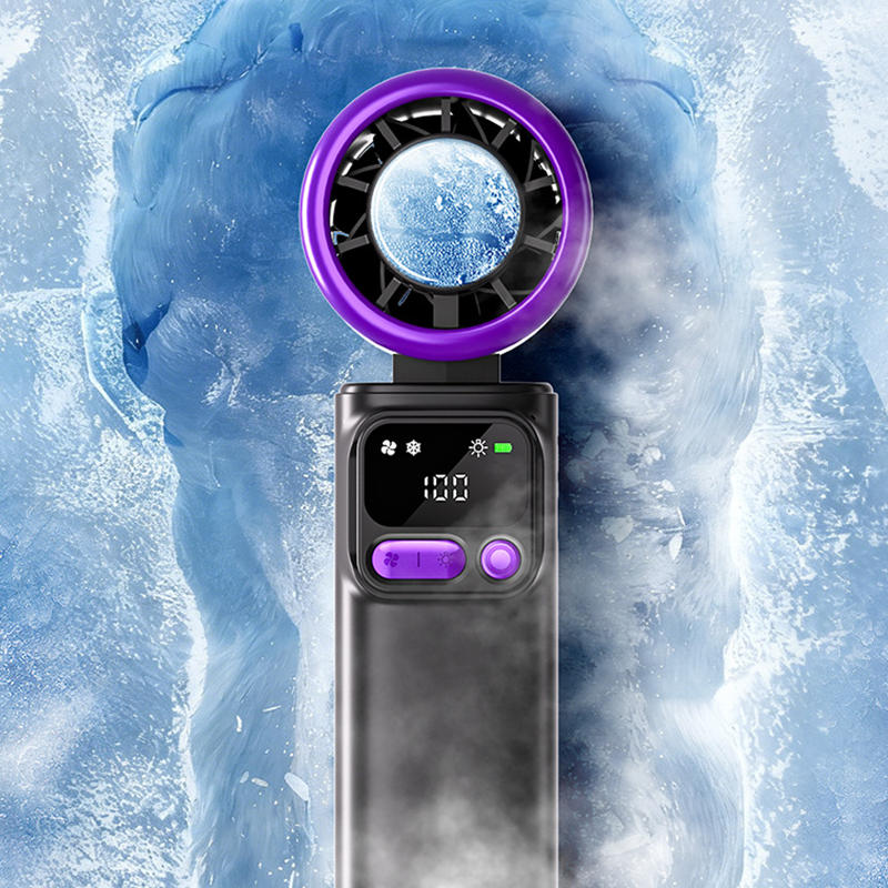 🔥Limited Time Promotion 50% OFF🔥Portable Cooling Fan with Ice Compress Plate