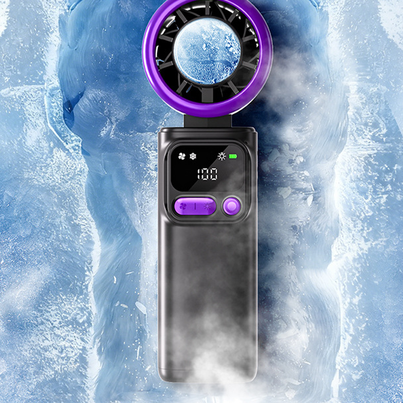 🔥Limited Time Promotion 50% OFF🔥Portable Cooling Fan with Ice Compress Plate