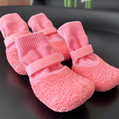 🐾🛡️🏠 LIMITED-TIME 50% OFF! Anti-Slip Waterproof Pet Shoe Socks – Non-Skid Rubber Pads, Protects Paws from Slippery Floors – Perfect for Senior Dogs, Indoor Play, and Tile Surfaces 🧦✨