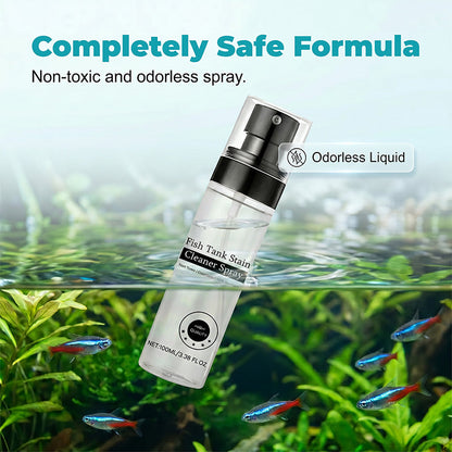 🔥Limited Time Promotion 50% OFF🔥Odorless Aquarium Stain Remover Spray Safe for Fish