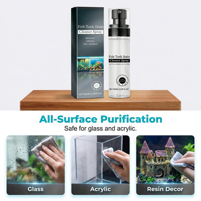 🔥Limited Time Promotion 50% OFF🔥Odorless Aquarium Stain Remover Spray Safe for Fish