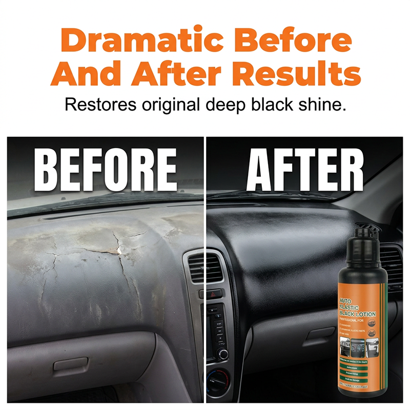 🔥Limited Time Promotion 50% OFF🔥Multi-Purpose Black Plastic Polish for Cars