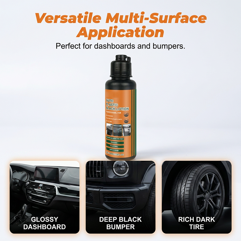 🔥Limited Time Promotion 50% OFF🔥Multi-Purpose Black Plastic Polish for Cars