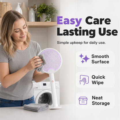 📢📢50% OFF !! ⏰2-in-1 Rechargeable Electric Fly Swatter