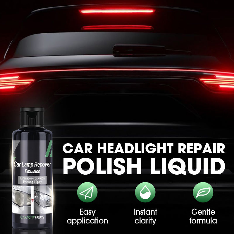 Car Headlight Repair Polish Liquid