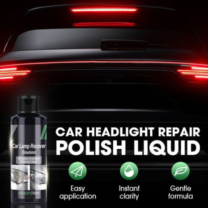 Car Headlight Repair Polish Liquid