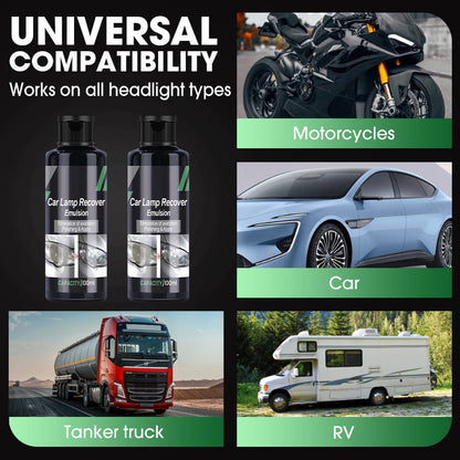 Car Headlight Repair Polish Liquid