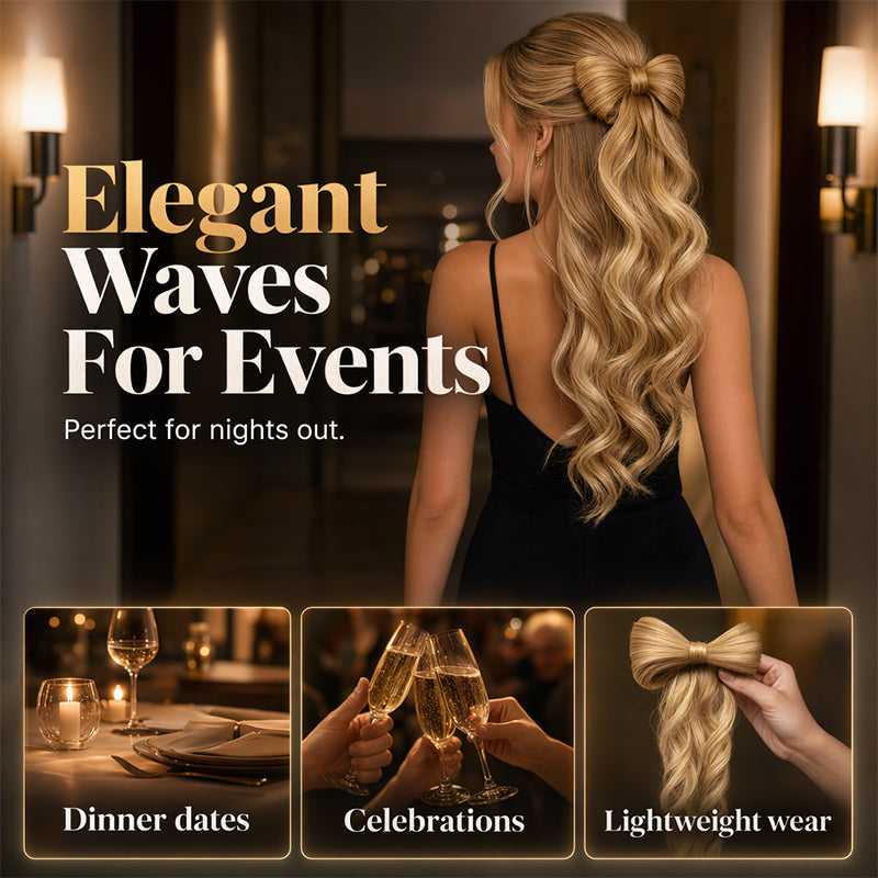 🔥Limited Time Promotion 50% OFF🔥Instant Glam Bow Ponytail