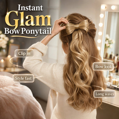 🔥Limited Time Promotion 50% OFF🔥Instant Glam Bow Ponytail