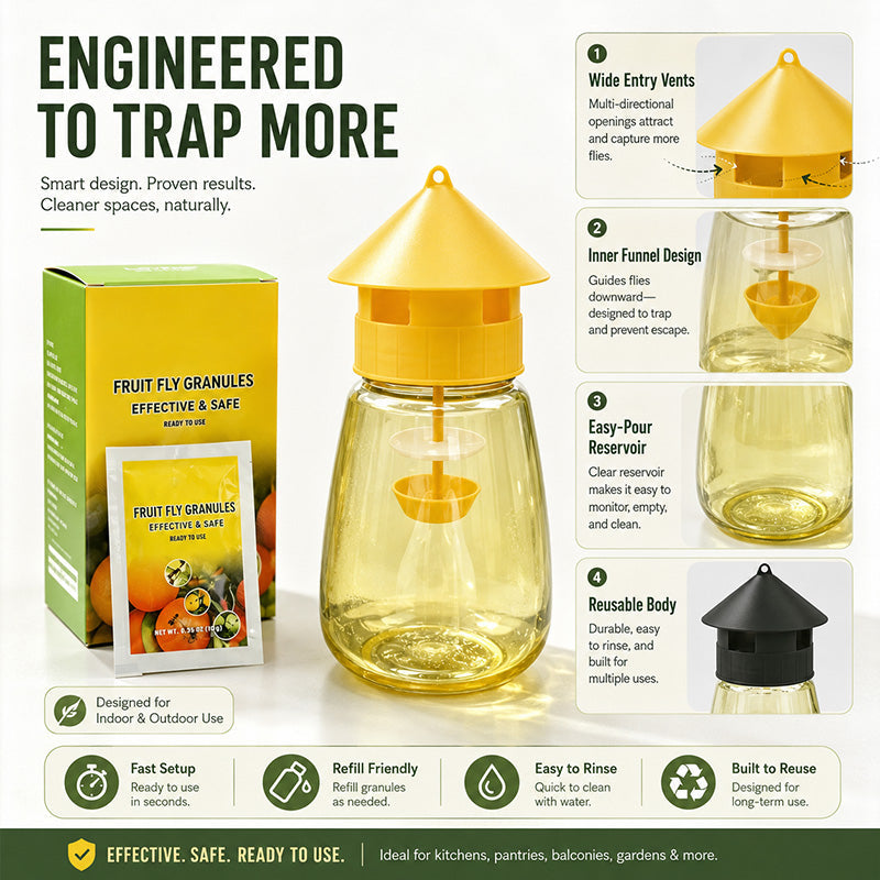 🔥Limited Time Promotion 50% OFF🔥Indoor and Outdoor Hanging Fly Trap