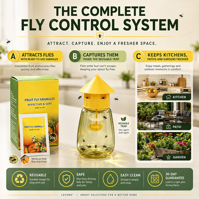 🔥Limited Time Promotion 50% OFF🔥Indoor and Outdoor Hanging Fly Trap