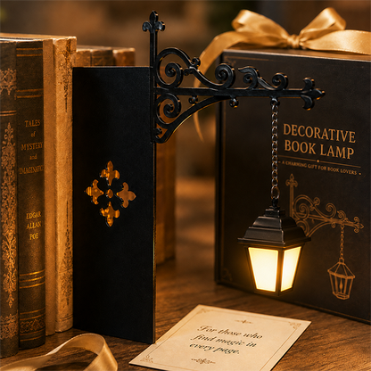 🔥Last day of the limited-time 50% off sale!🔥Miniature Retro Streetlight Bookend Light