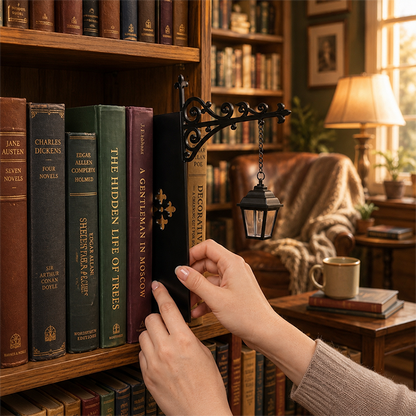 🔥Last day of the limited-time 50% off sale!🔥Miniature Retro Streetlight Bookend Light