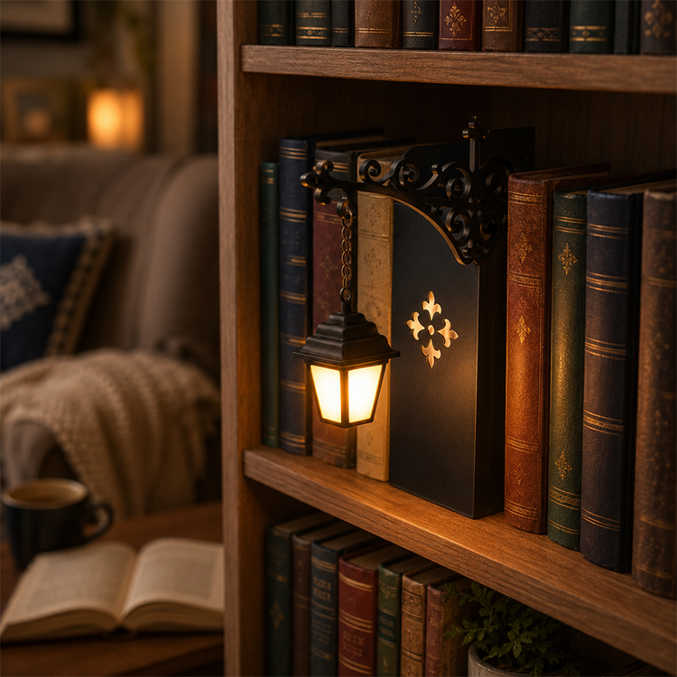 🔥Last day of the limited-time 50% off sale!🔥Miniature Retro Streetlight Bookend Light