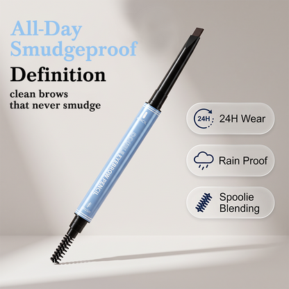 🔥Buy 1 Get 1 Free!!🔥 Draw Like a Pro! 2-in-1 Waterproof Brow Pencil + Gel – Micro-Lines That Mimic Real Hairs 🖌️