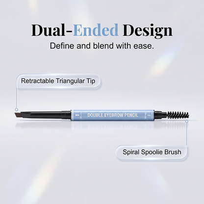 🔥Buy 1 Get 1 Free!!🔥 Draw Like a Pro! 2-in-1 Waterproof Brow Pencil + Gel – Micro-Lines That Mimic Real Hairs 🖌️