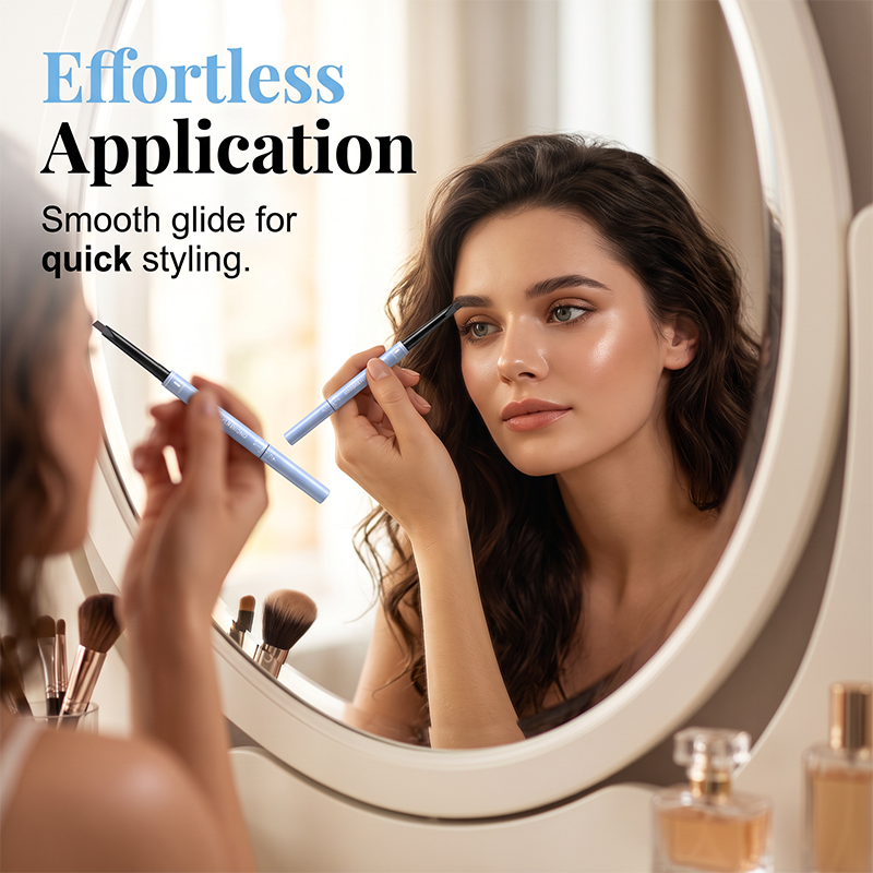 🔥Buy 1 Get 1 Free!!🔥 Draw Like a Pro! 2-in-1 Waterproof Brow Pencil + Gel – Micro-Lines That Mimic Real Hairs 🖌️
