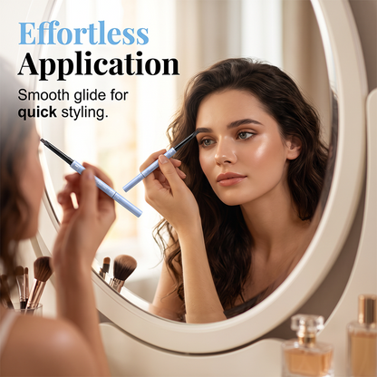 🔥Buy 1 Get 1 Free!!🔥 Draw Like a Pro! 2-in-1 Waterproof Brow Pencil + Gel – Micro-Lines That Mimic Real Hairs 🖌️