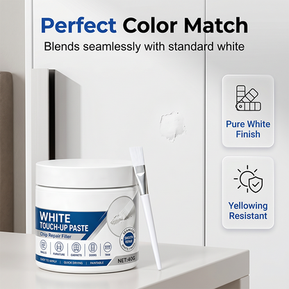 🔥Limited Time Promotion 50% OFF🔥White Furniture Touch-Up Paste with Brush