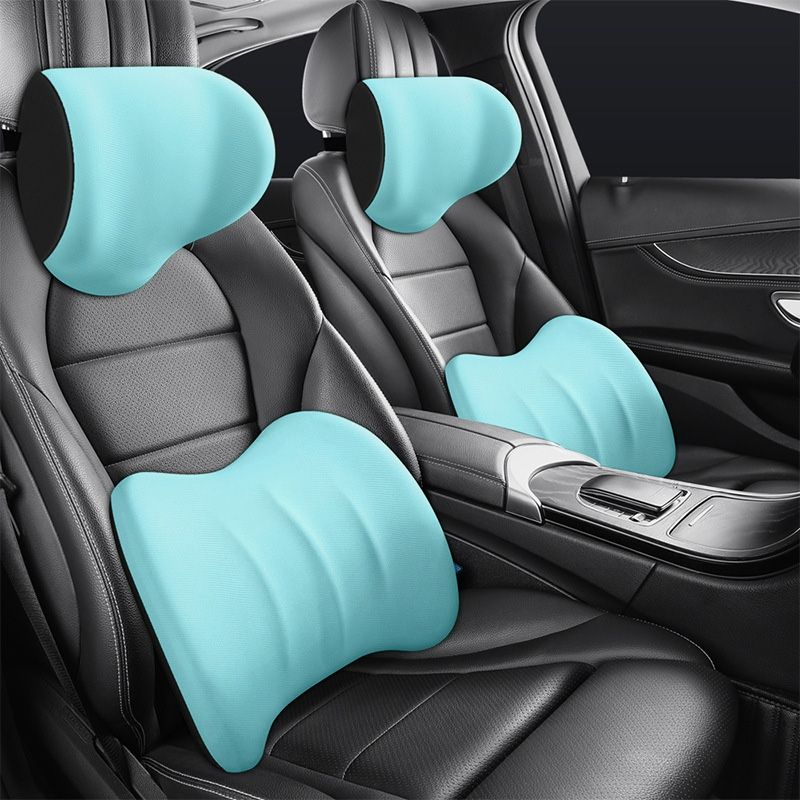 📢📢50% OFF !! ⏰Ergonomic Car Seat Headrest & Lumbar Cushion
