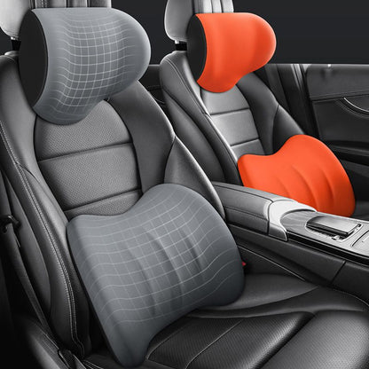 📢📢50% OFF !! ⏰Ergonomic Car Seat Headrest & Lumbar Cushion